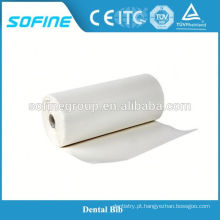 Boa qualidade China Fabricação de babador dental de 3 ply roll